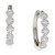 Diamond Halo Hoop Earrings (1/2 ct. t.w.) in 14k White or Yellow Gold