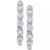 Diamond Small Hoop Earrings (1 ct. t.w.) in 14k White or Yellow Gold