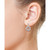 EFFY® Diamond Interlocking Circle Hoop Earrings (1/6 ct. t.w.) in Sterling Silver