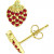 Cubic Zirconia Strawberry Stud Earrings, Created for Macy's