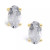White Topaz (1/2 ct. t.w.) Stud Earrings in 14K White Gold or 14K Yellow Gold