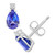 Tanzanite (3/4 ct. t.w.) & Diamond Accent Stud Earrings in 14k White Gold
