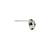 Crystal Pave Soccer Ball Stud Earrings in Sterling Silver