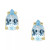 Aquamarine Pear Stud Earrings (1/3 ct. t.w.) in 14k Gold