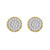 Men's Diamond (3/4 ct.t.w.) Earring Set in 10k Yellow Gold