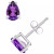 Amethyst Pear Stud Earrings (3/4 ct. t.w.) in 14k Gold