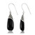 Onyx Elongated Dangle Earrings