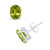 Peridot (2-3/4 ct. t.w.) Stud Earrings in 14K White Gold