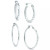 2-Pc. Set Textured Small Hoop Earrings, Created for Macy's
