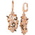 Nude Diamond (3/4 ct. t.w.) & Chocolate Diamond (1/2 ct. t.w.) Swirled Drop Earrings in 14k Rose Gold
