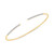 Diamond Skinny Cuff Bangle Bracelet (1/4 ct. t.w.) in 14k Gold, Created for Macy's