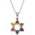 EFFY® Multi-Sapphire (1-1/2 ct. t.w.) & Diamond (1/20 ct. t.w.) Star 16" Pendant Necklace in 14k White Gold