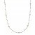Cultured Freshwater Pearl (4mm) & Enamel Bead Collar Necklace in 18k Gold-Plated Sterling Silver, 16" + 2" extender