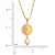 Pearl Coin 18" Pendant Necklace in 18k Gold-Plated Sterling Silver