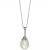 Cultured Freshwater Pearl (9mm) Claw Pendant Necklace 18" in 14k Yellow Gold (Also available in 14k White Gold or 14K Rose Gold)