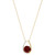 Garnet (2-1/3 ct. t.w.) & Diamond (1/10 ct. t.w.) 18" Pendant Necklace in 14k Gold