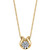 Diamond Solitaire Omega 18" Pendant Necklace (1/5 ct. t.w.) in 14k Gold