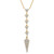 Diamond Triangle Lariat Necklace (1/3 ct. t.w.) in 14k Gold, 16" + 2" extender, Created for Macy's
