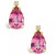 Pink Topaz (2-1/10 ct. t.w.) and Diamond Accent Stud Earrings in 14K Yellow Gold or 14K White Gold