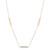 Diamond & Polished Bar 20" Collar Necklace (1/10 ct. t.w.) in 14k Gold, Created for Macy's