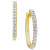 Diamond Medium Hoop Earrings (1 ct. t.w.) in 10k Gold, 1.2"