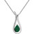 Ruby (7/8 ct. t.w.) & Diamond Accent 18" Pendant Necklace in Sterling Silver (Also in Emerald)