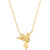 Multicolor Diamond Bird 19" Pendant Necklace (3/8 ct. t.w.) in 14k Gold