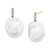 Cultured Freshwater Baroque Pearl (13mm) & Diamond Accent Stud Earrings in 14k Gold