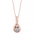 Diamond (1/10 ct. t.w.) Twist Pendant in 14k White or Yellow or Rose Gold