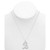 Diamond B Initial 18" Pendant Necklace (1/10 ct. t.w.) in Sterling Silver