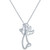 Diamond Angel Pendant Necklace (1/10 ct. t.w.) in Sterling Silver