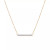 Diamond Bar Pendant Necklace (1/6 ct. t.w.) in 14k White Gold or 14K Yellow Gold, 18" + 2" extender, Created for Macy's