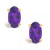 Amethyst (1/2 ct. t.w.) Stud Earrings in 14K White Gold or 14K Yellow Gold