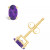Amethyst (1/2 ct. t.w.) Stud Earrings in 14K White Gold or 14K Yellow Gold
