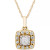 Diamond Princess Halo 18" Pendant Necklace (1/4 ct. t.w.) in 14k Gold