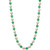 Cultured Freshwater Pearl and Jade Necklace in 14k Gold