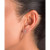 Cubic Zirconia & Enamel Watermelon Stud Earrings in 14k Gold-Plated Sterling Silver