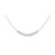 Lab-Created Diamond Curved Bar 18" Collar Necklace (1/2 ct. t.w.) in Sterling Silver, 16 + 2" extender
