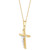 Crucifix Cross 18" Pendant Necklace in 14k Two-Tone Gold