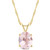 Morganite (2-1/2 ct. t.w.) Pendant Necklace in 14K Yellow Gold