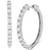 Lab Grown Diamond Hoop Earrings (3 ct. t.w.) in 14k White Gold