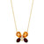 EFFY® Multi-Gemstone (4-1/5 ct. t.w.) & Diamond Accent Butterfly 18" Pendant Necklace in 14k Gold