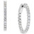 Diamond Inside Out Hoop Earrings (1-1/2 ct. t.w.) in 14k White Gold
