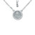 Cubic Zirconia Coin Pendant Necklace in Sterling Silver, 16" + 2" extender, Created for Macy's