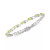 Peridot (6 ct. t.w.) & Diamond Accent Link Bracelet in Sterling Silver