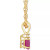 Sapphire (5/8 ct. t.w.) & Diamond Accent 18" Pendant Necklace in 14k Gold (Also in Emerald & Ruby)