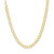 Men's Two-Tone Diamond Cut Mariner Link 24" Chain Necklace in Sterling Silver & 14k Gold-Plate