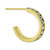 Crystal Small Hoop Earrings in 18k Gold-Plated Sterling Silver, 0.59", Created for Macy's