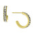 Crystal Small Hoop Earrings in 18k Gold-Plated Sterling Silver, 0.59", Created for Macy's