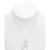Diamond K Initial 18" Pendant Necklace (1/10 ct. t.w.) in Sterling Silver